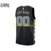Maillot Basket San Antonio Spurs Personnalisé Jordan 2022-2023 Statement Edition Noir Swingman - Enfant